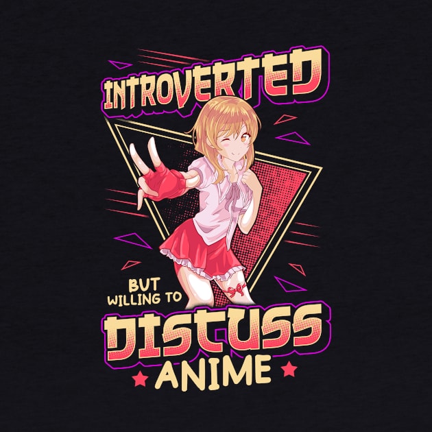 Cute Introverted But Willing To Discuss Anime Girl by theperfectpresents